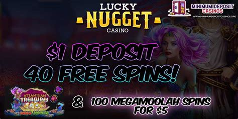 lucky nugget $1 deposit|Lucky Nugget $1 Deposit ️ Claim 40 FS Bonus ONLY for 1$.